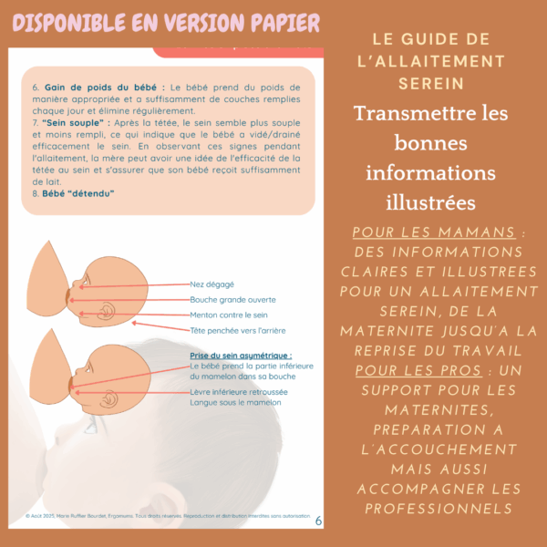 Le guide de la bonne mise en place de l'allaitement