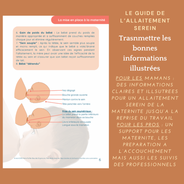 Le guide de la bonne mise en place de l'allaitement
