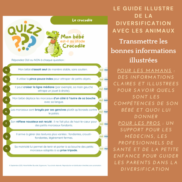 Le guide illustré de la méthode P.E.A.S.I - La diversification sereine et personnalisée pour bébé